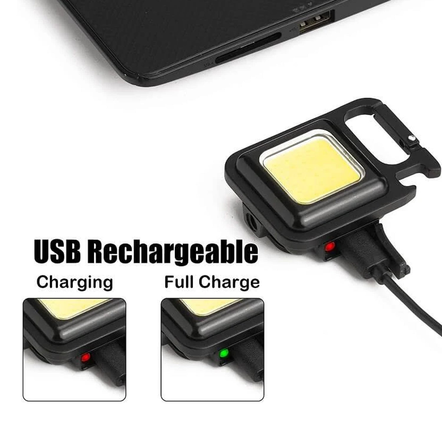 Rechargeable LED Key Chain 